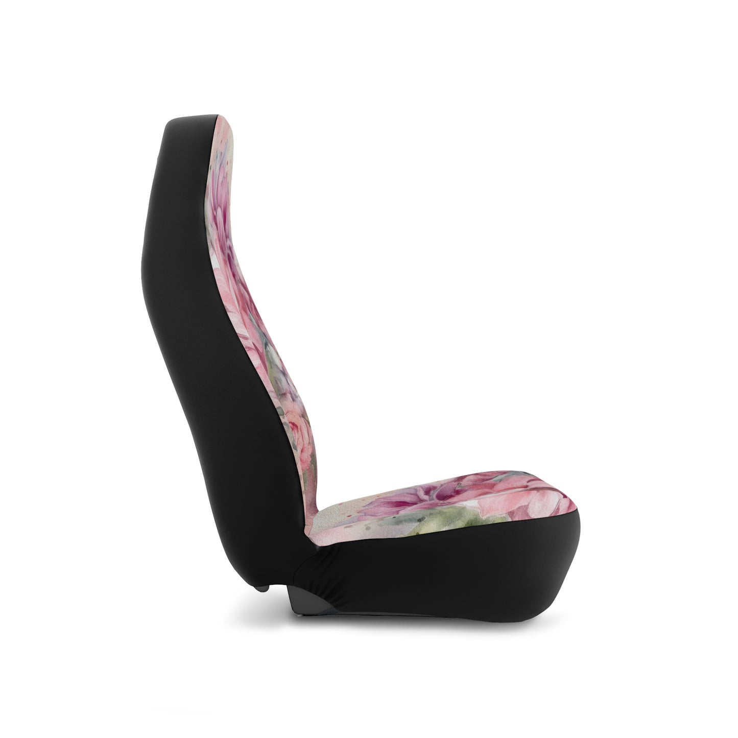 Pink Floral Bliss: Shabby Chic Car Seat Covers for Elegant Style and Comfort