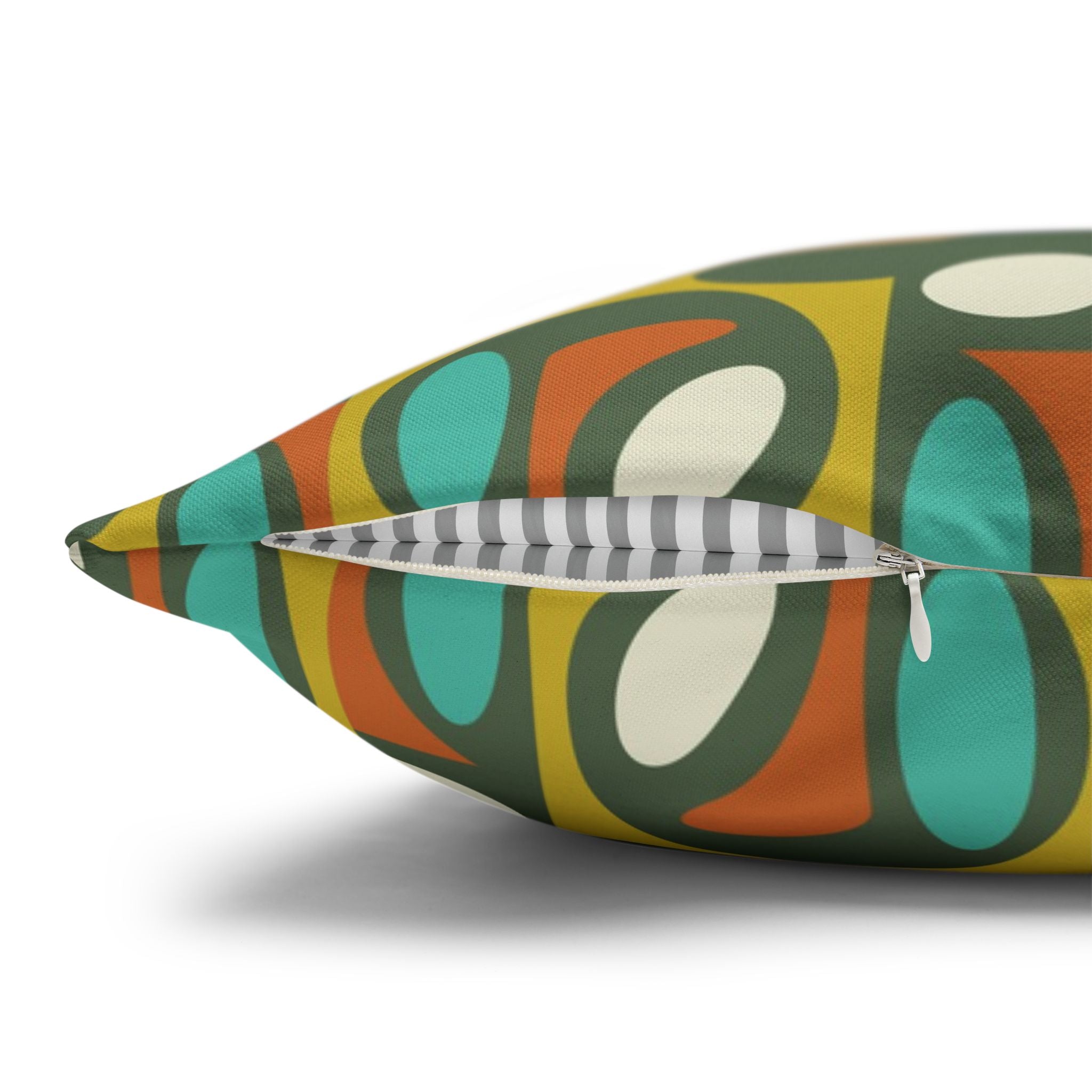 Mid Century Atomic Cats Pillowcase | Retro Atomic Living Room Throw Pillow - COVER ONLY