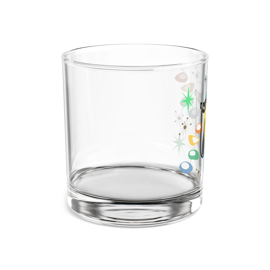 Mid-Century Ornaments 10oz Rocks Glass – Retro Cocktail Glass