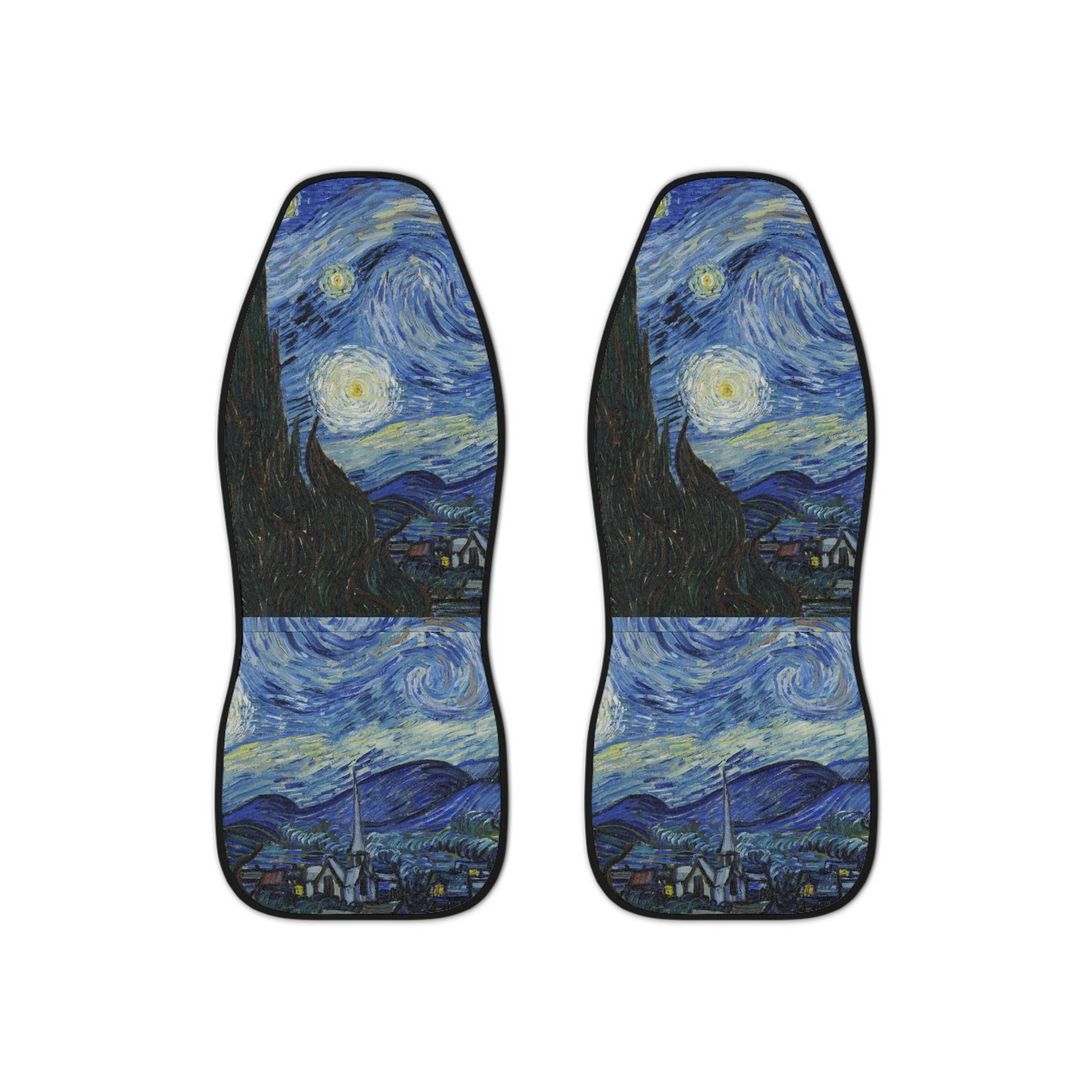 Starry Drive: Van Gogh-Inspired Car Seat Covers Illuminate Your Journey