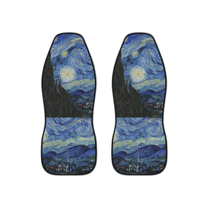 Starry Drive: Van Gogh-Inspired Car Seat Covers Illuminate Your Journey