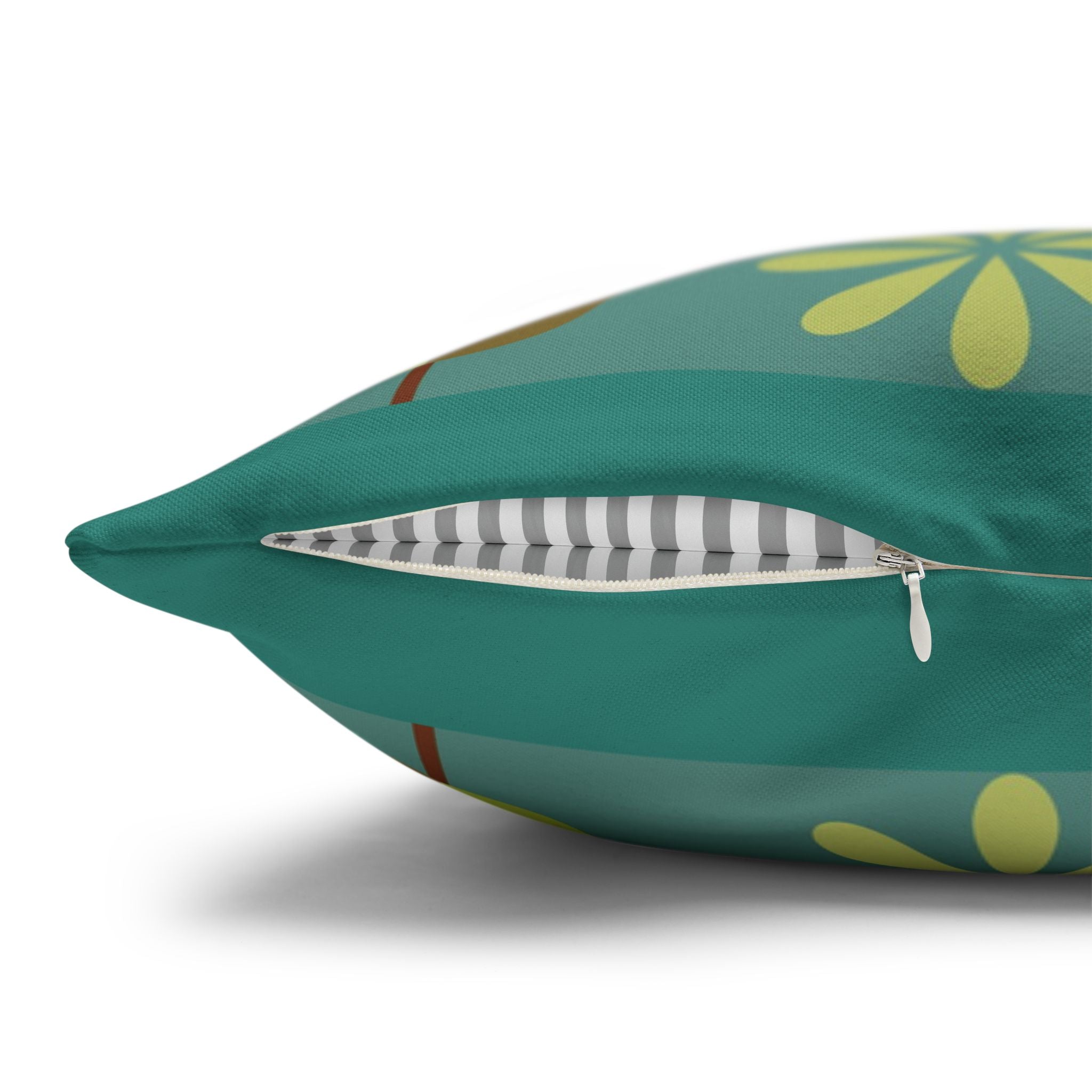 Retro Dachshund Pool Lounge Pillowcase | Square Pillowcase - COVER ONLY - Indoor Use