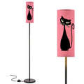 Floor Lamp Modern Standing Lamp (Made in USA) Untitled design Pink Atomic cat lighting