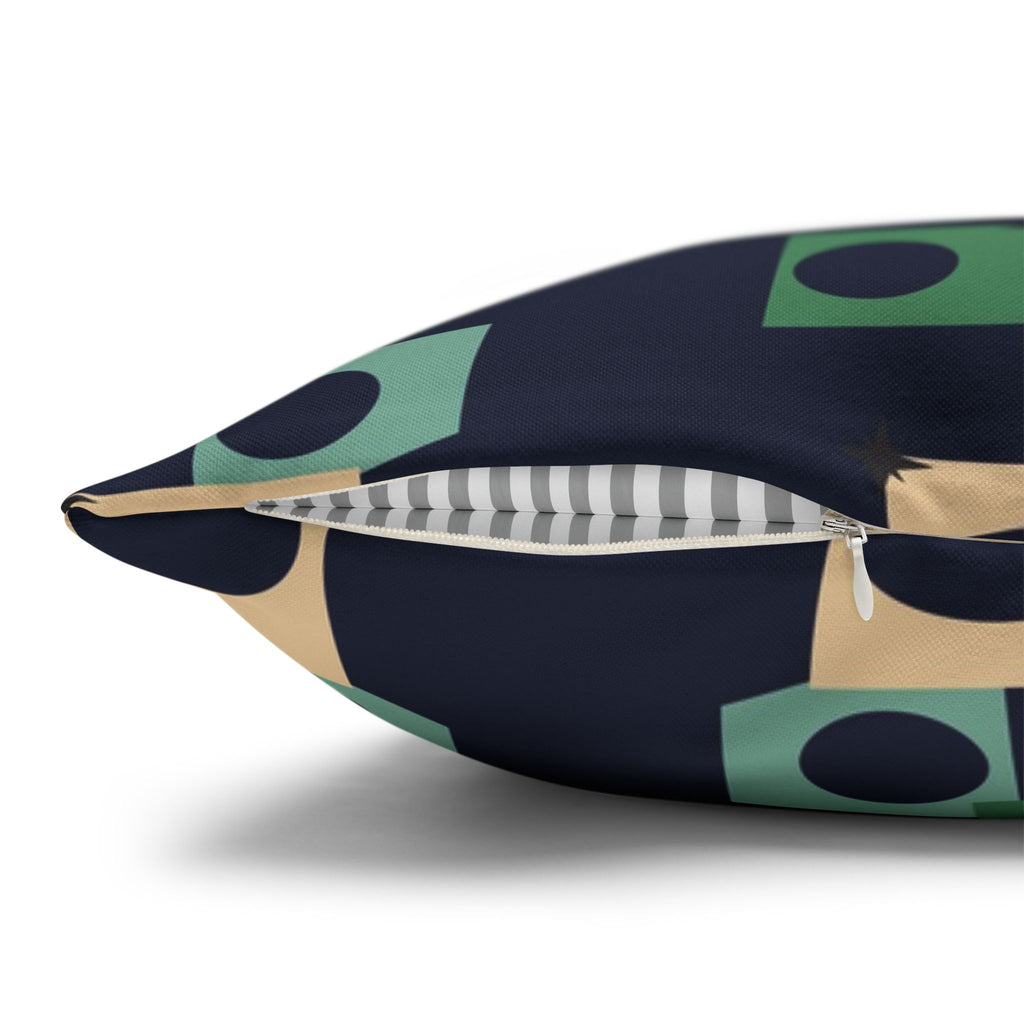 Retro Mid Century French Bulldog Pillowcase | Square Throw Pillowcase - COVER ONLY