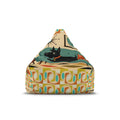 Retro Mid-Century Scotty Dog Pattern Bean Bag Chair Cover | Geometric Pet Print