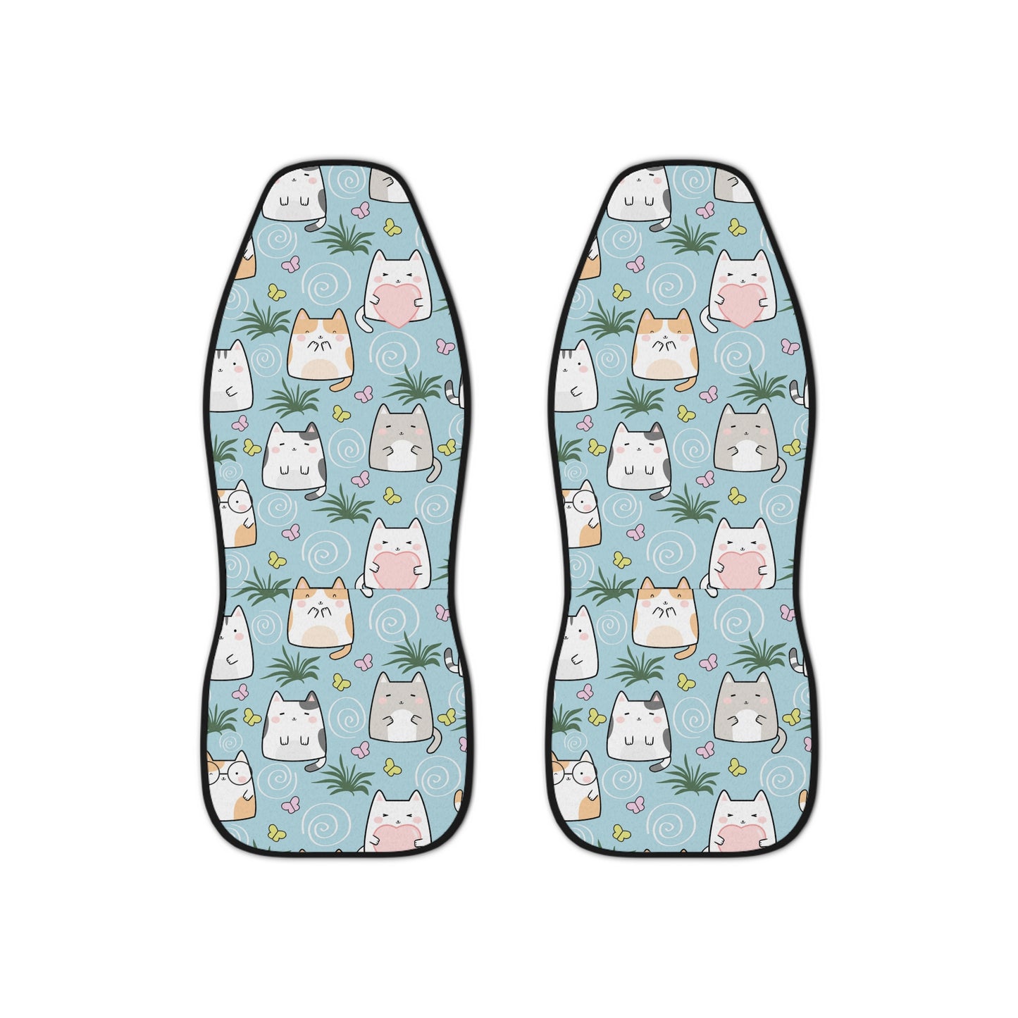 Kawaii Cat Paradise: Adorable Car Seat Covers for Feline Lovers