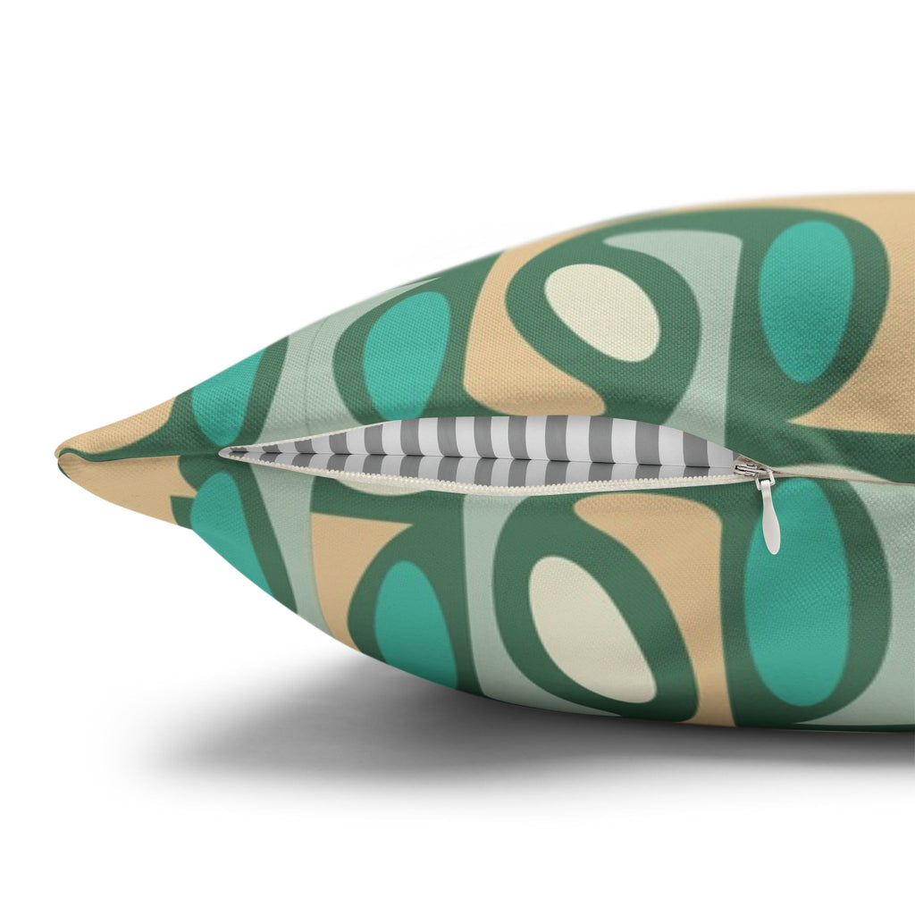 Retro Dachshund Driving Convertible Pillowcase | Palm Springs Vintage Car - COVER ONLY