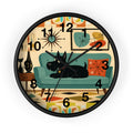 Retro Scotty Dog Sofa Wall Clock | Mid Century Modern Home Decor