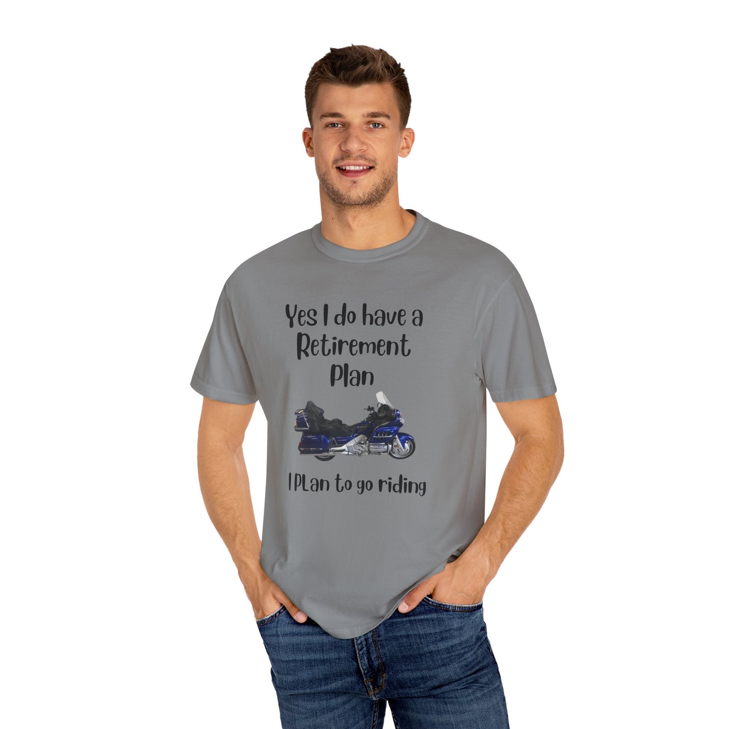 Retirement plan T-shirt, Fun riding shirt, motorcycle riders t shirt, gift for motorbike rider,Unisex Garment-Dyed T-shirt