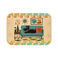 Mid Century Black Scotty Dog on Couch Bath Mat | Retro Atomic Living Room