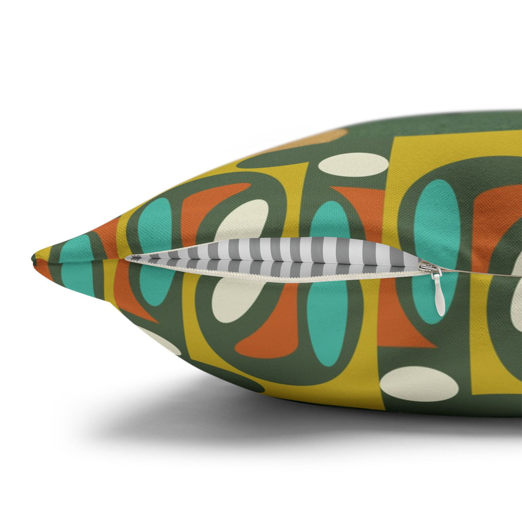 Mid Century Atomic Cats Pillowcase | Retro Atomic Living Room Throw Pillow - COVER ONLY