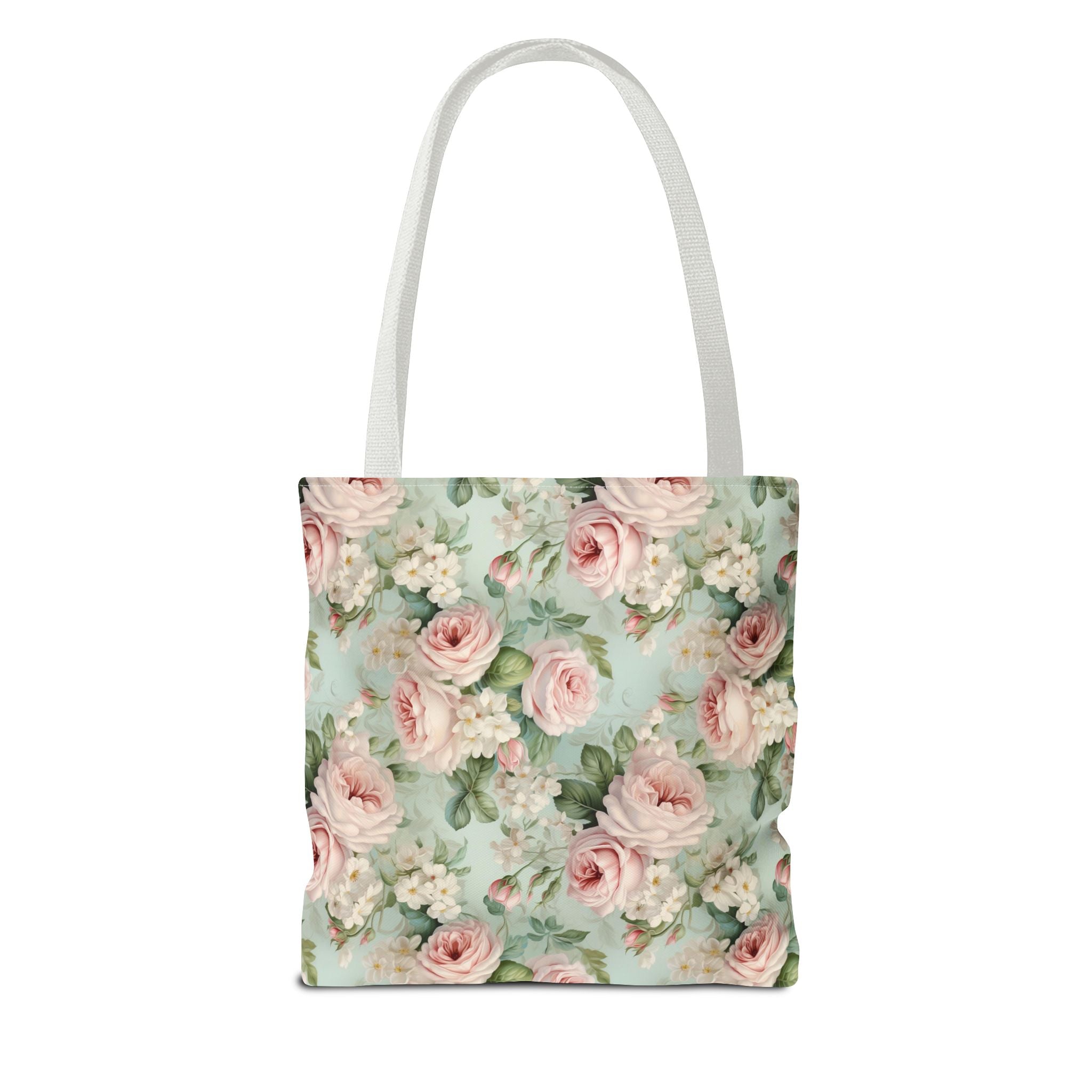 Blush pink vintage roses shabby chic Tote Bag, floral tote bag, beach bag, book, overnight, carry on bag, shopping bag