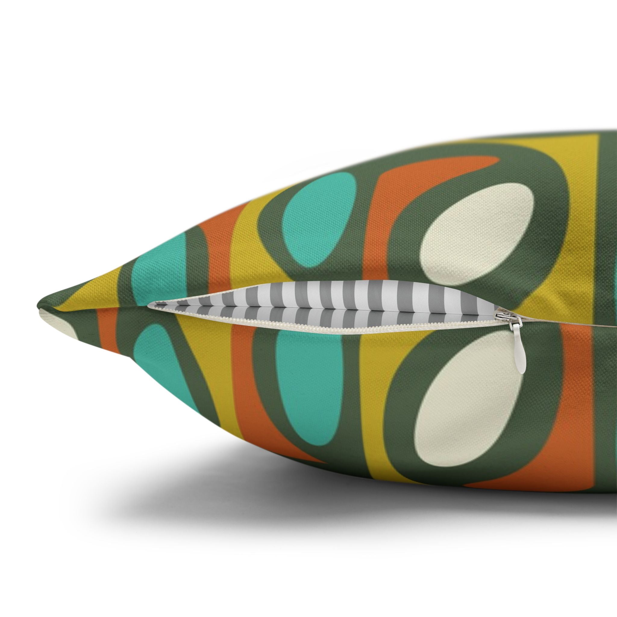Mid Century Atomic Cats Pillowcase | Retro Atomic Living Room Throw Pillow - COVER ONLY