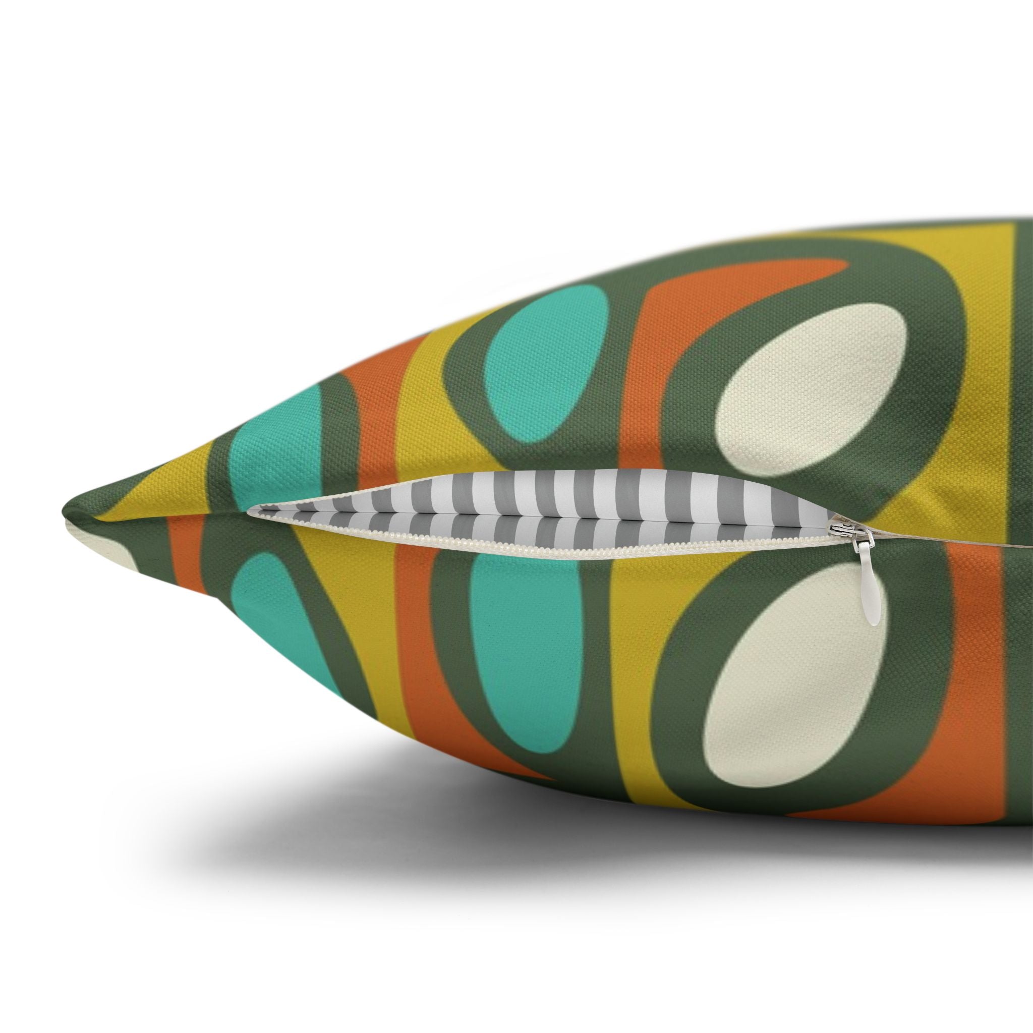 Mid Century Atomic Cats Pillowcase | Retro Atomic Living Room Throw Pillow - COVER ONLY