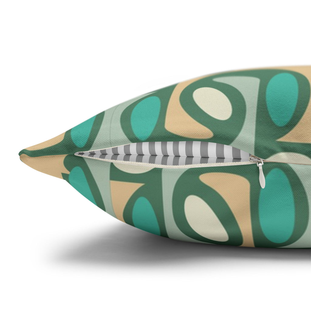 Retro Dachshund Driving Convertible Pillowcase | Palm Springs Vintage Car - COVER ONLY