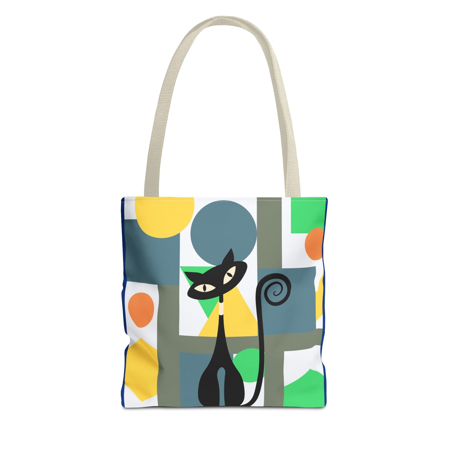 Atomic cat MCM retro Tote Bag, mid century modern, carry bag, beach, shopping tote bag