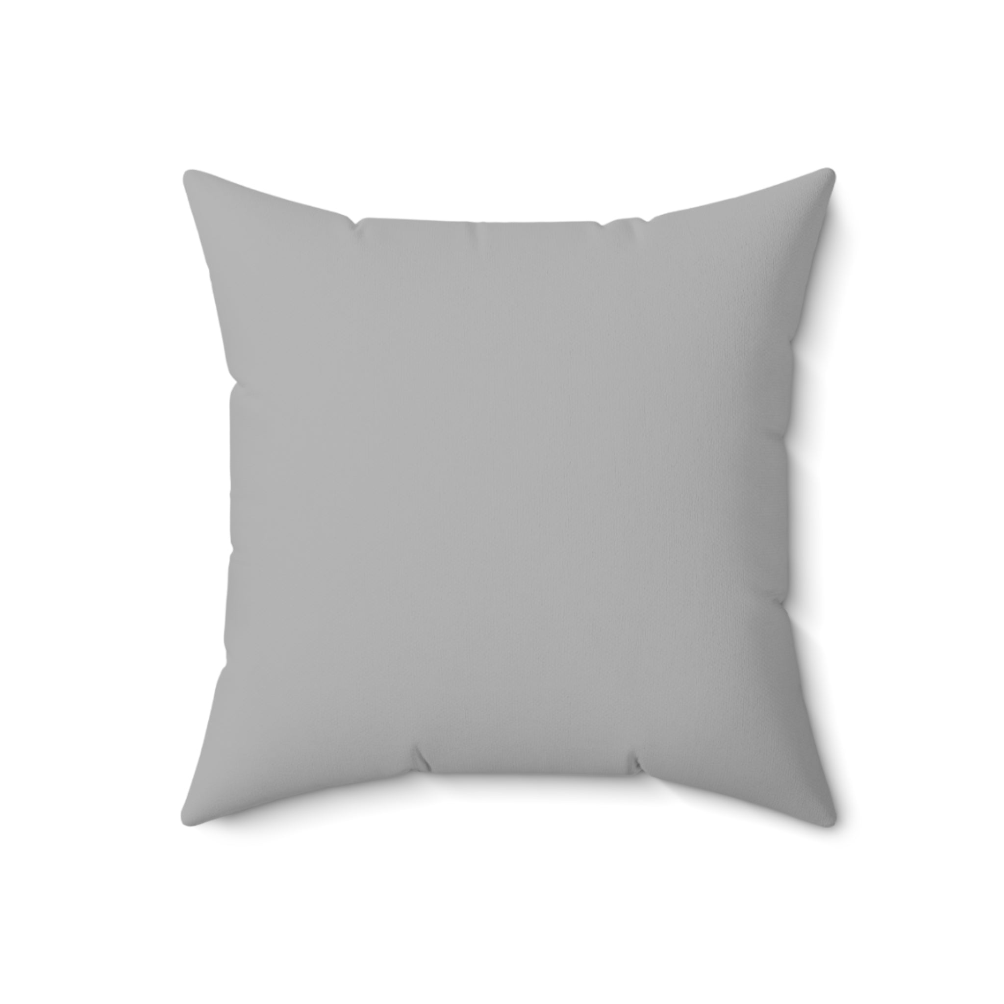 Pink roses mid tone background (blue, grey, green) shabby chic style Spun Polyester Square Pillow