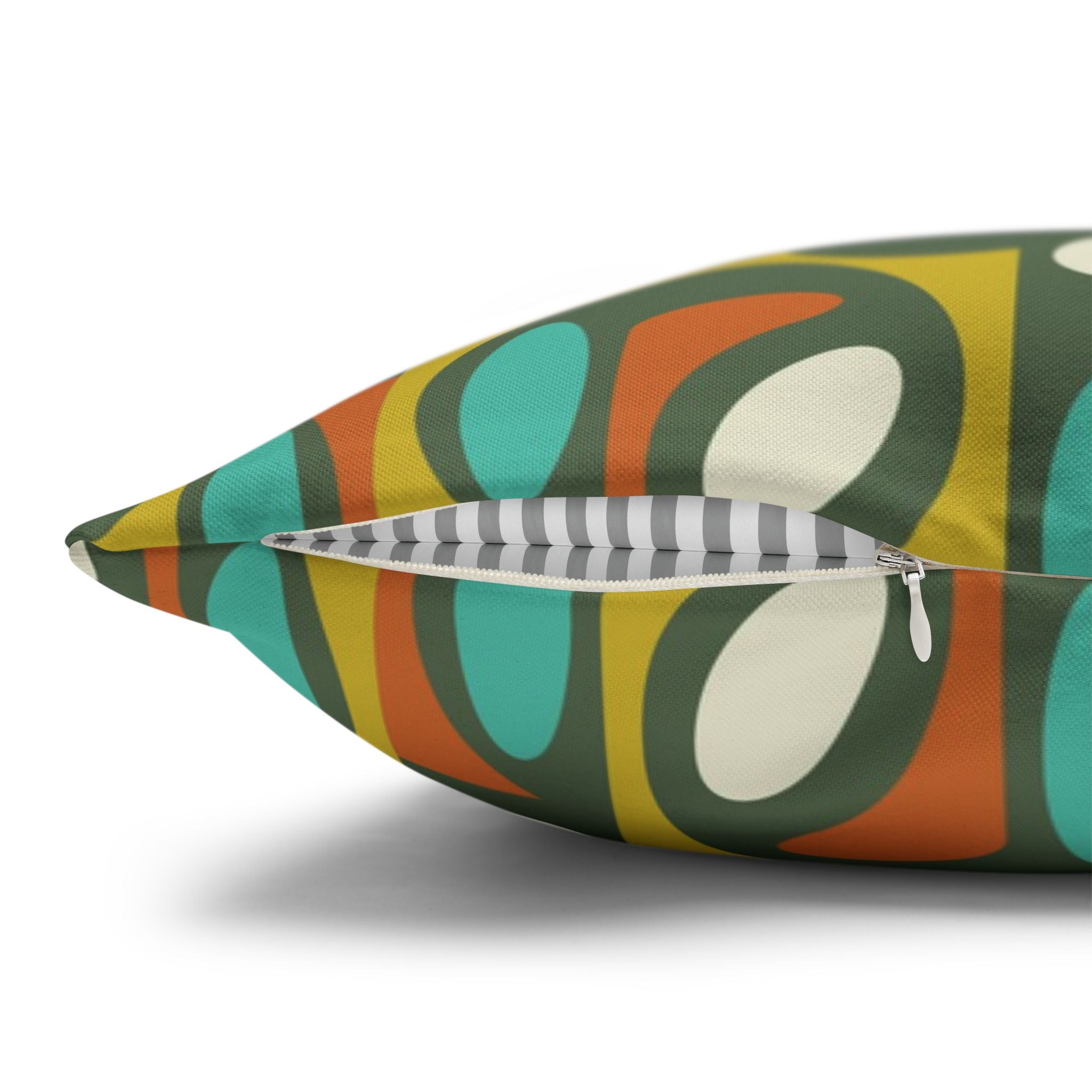 Mid Century Atomic Cats Pillowcase | Retro Atomic Living Room Throw Pillow - COVER ONLY