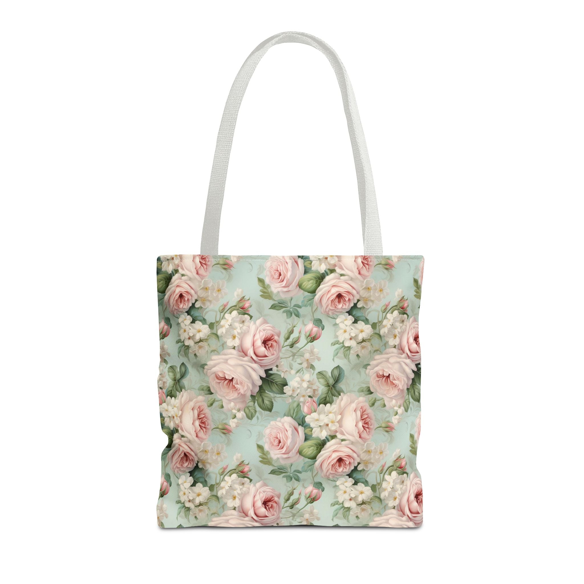 Blush pink vintage roses shabby chic Tote Bag, floral tote bag, beach bag, book, overnight, carry on bag, shopping bag