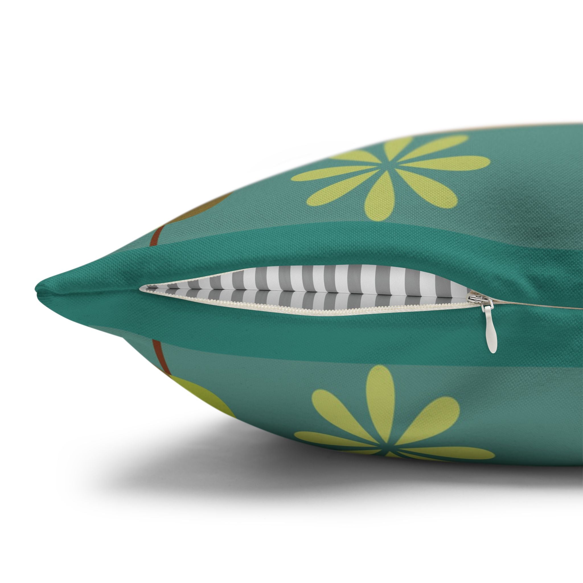 Retro Dachshund Pool Lounge Pillowcase | Square Pillowcase - COVER ONLY - Indoor Use