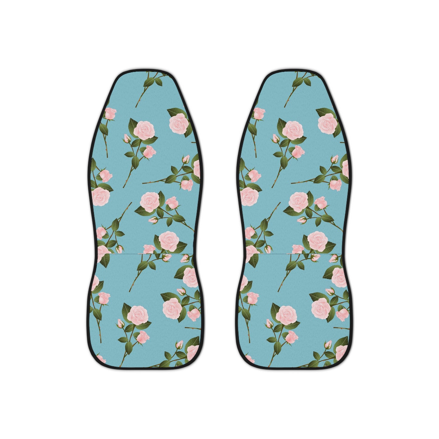 Petite Rose Garden: Little Pink Rose Car Seat Covers for Elegant Beauty