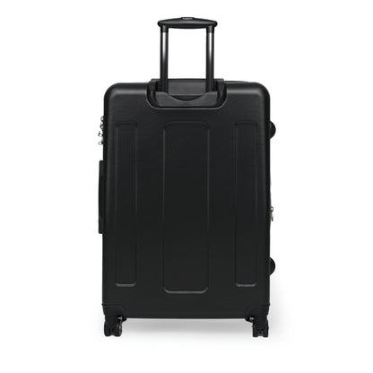 Made in Australia Suitcase with wheels, roller travel luggage, carry on bag, secure lockable holiday case