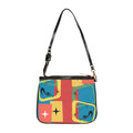 Atomic cat MCM Small Shoulder Bag Mid Century Modern retro kitschy 50s 60s inspired black cat lover handbag