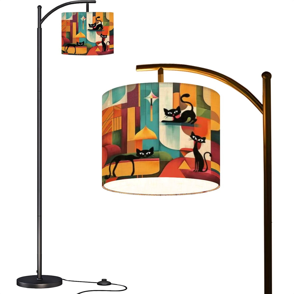 Arc Floor Lamp (Made in USA) lamp4 Atomic cat MCM lighting
