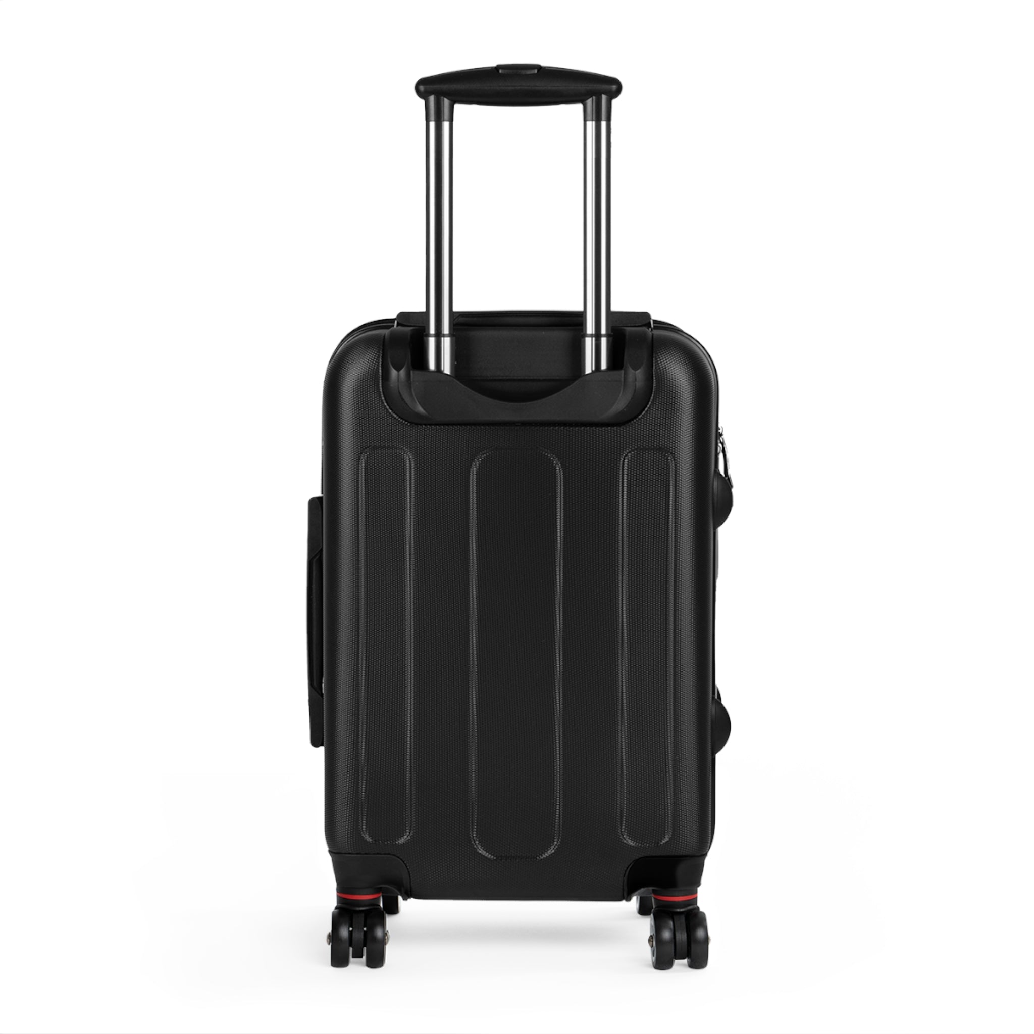 Retro Black Atomic Cat Beach Suitcase | Mid Century Travel Luggage