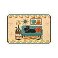 Mid Century Scottish Terrier Desk Mat | Retro Living Room Mouse Pad
