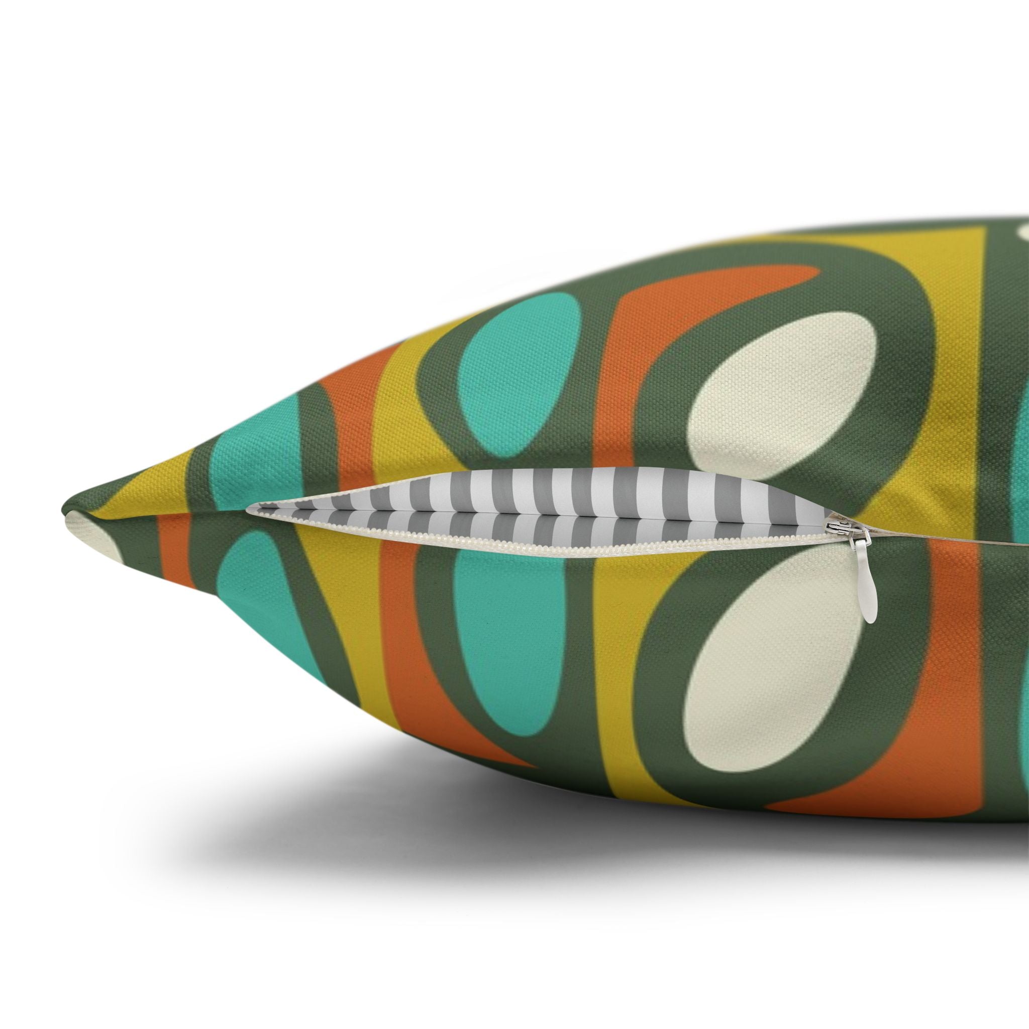 Mid Century Atomic Cats Pillowcase | Retro Atomic Living Room Throw Pillow - COVER ONLY