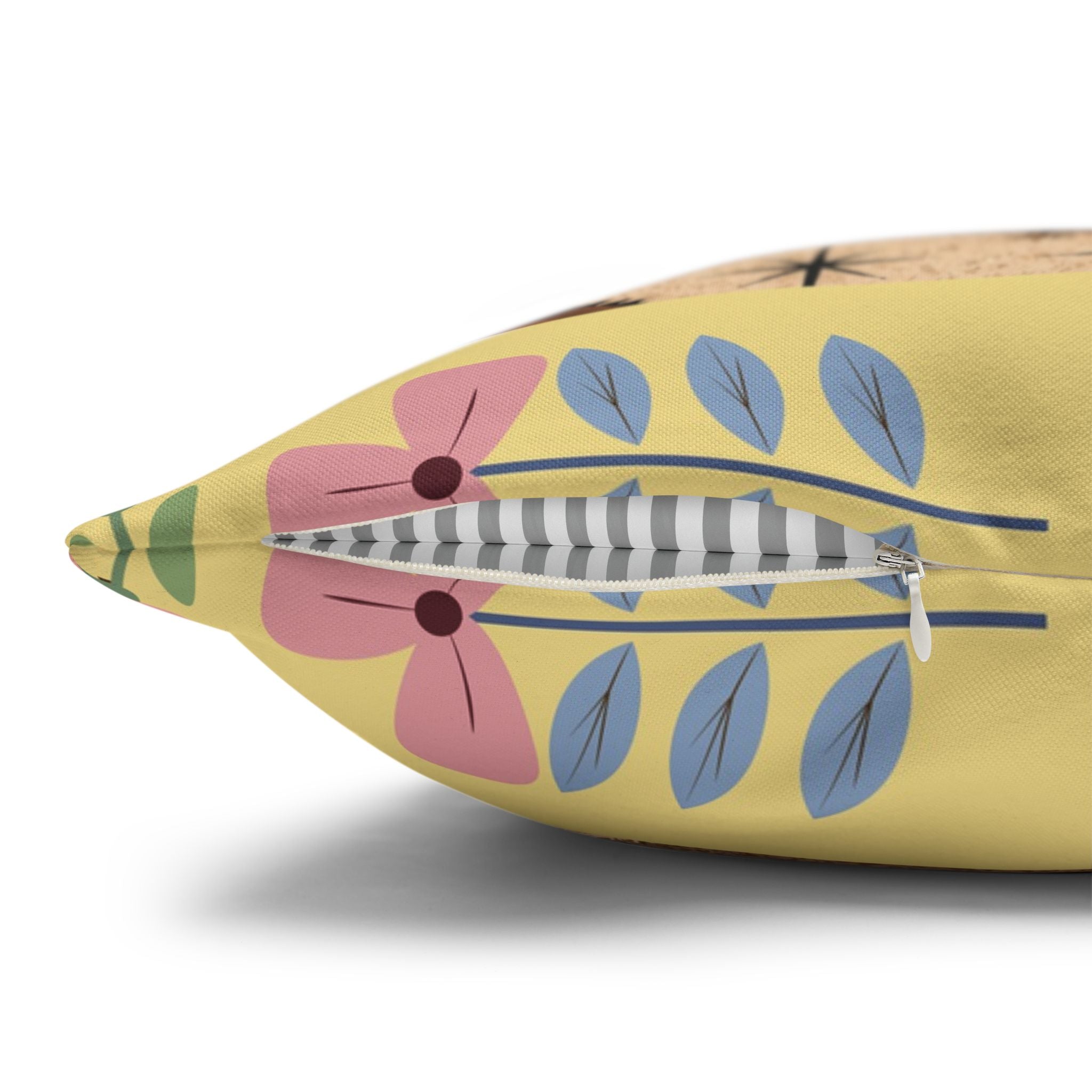Retro Mid Century Atomic Cat Lounge Pillowcase | Square Pillowcase - COVER ONLY