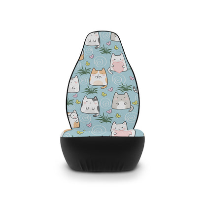 Kawaii Cat Paradise: Adorable Car Seat Covers for Feline Lovers