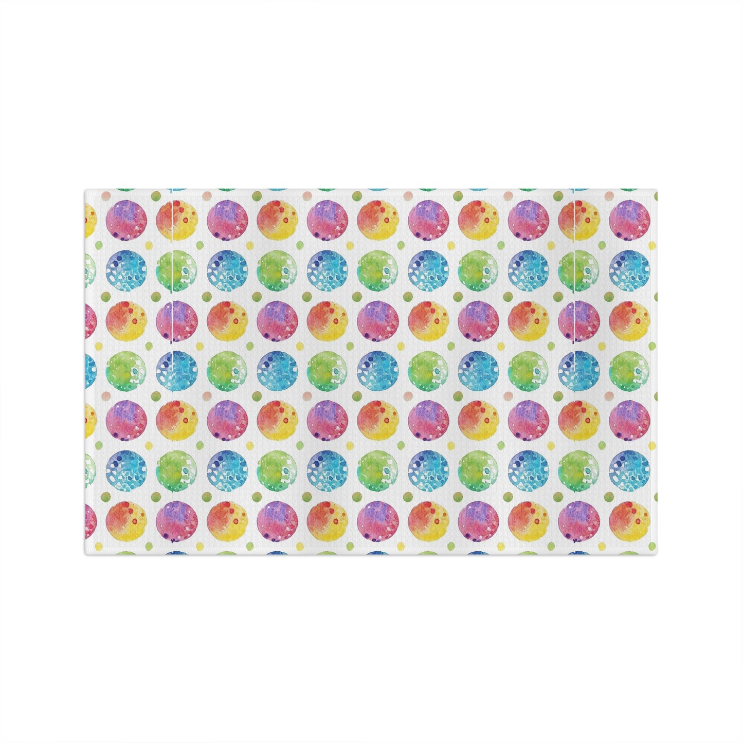 Colorful spots shabby chic style Microfiber Tea Towel, chic kitchen decor, housewarming gift