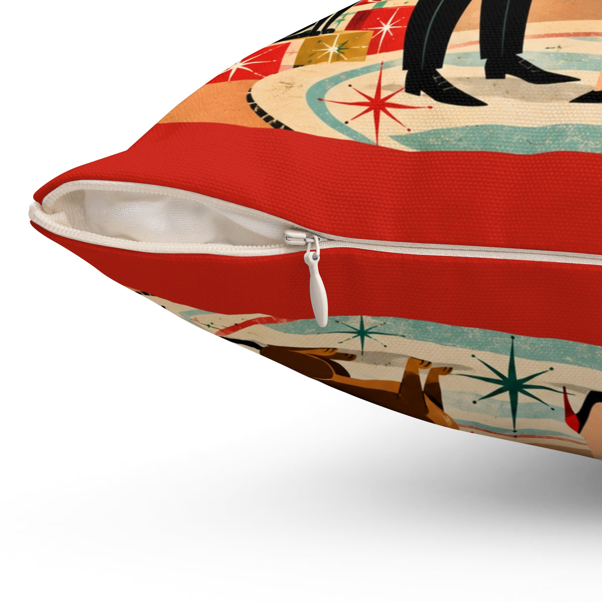 All I Want for Christmas Is You Pillow | Retro Holiday Couple, Vintage Christmas Decor