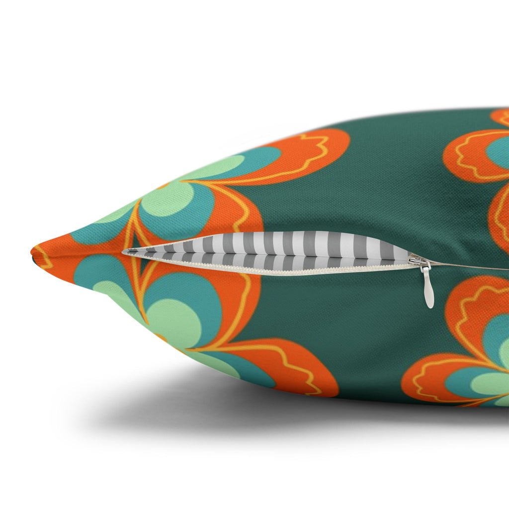Retro Mid Century Atomic Cats pillowcase | Square Pillowcase - COVER ONLY