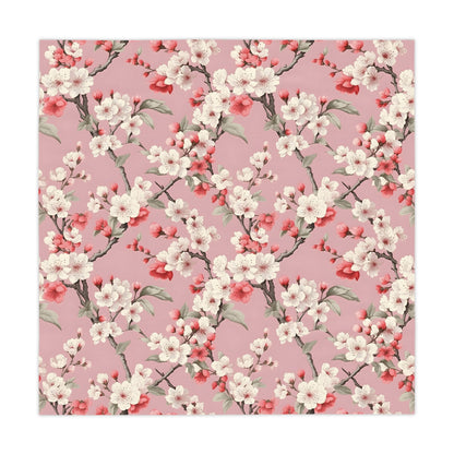 Blossoming Beauty: Pink Cherry Blossom dining room decor Tablecloth