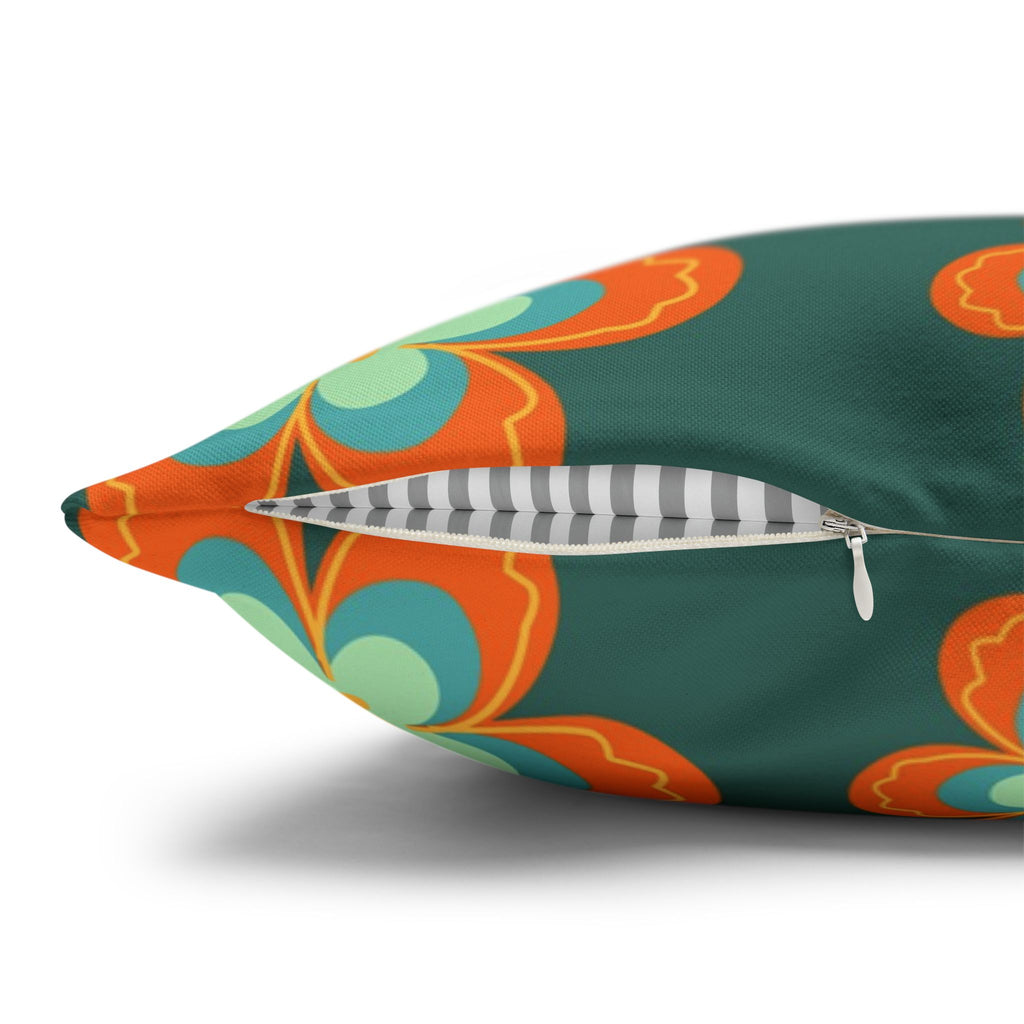 Retro Mid Century Atomic Cats pillowcase | Square Pillowcase - COVER ONLY