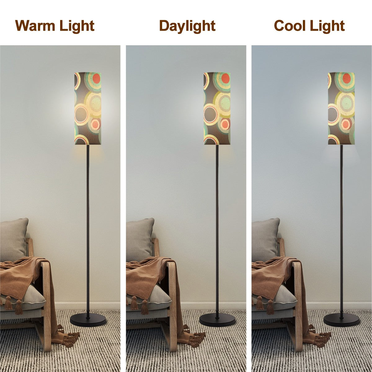 Floor Lamp Modern Standing Lamp (Made in USA) Orbs MCM lighting