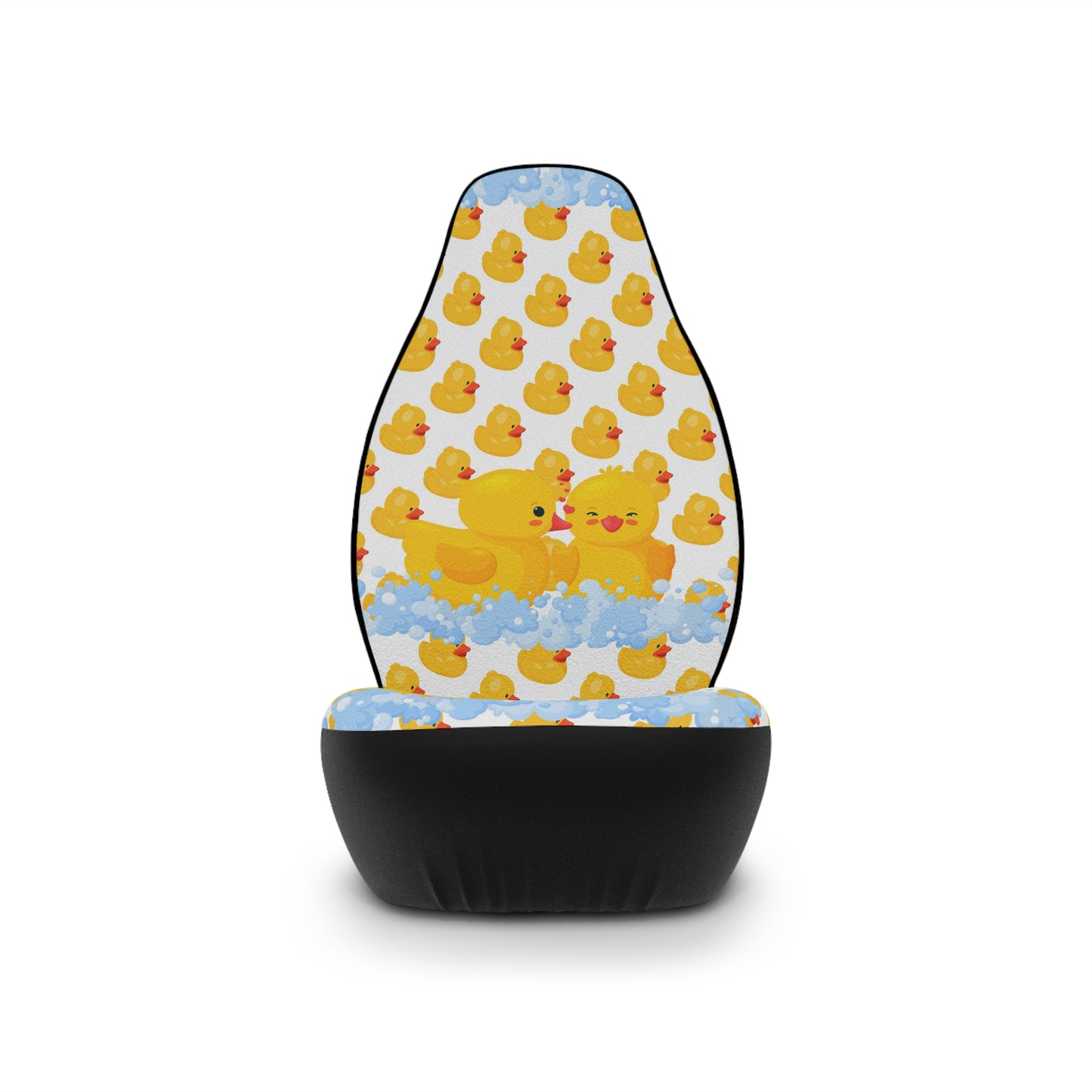 Quack-tastic Comfort: Rubber Duck-themed Car Seat Covers for Fun and Functionality