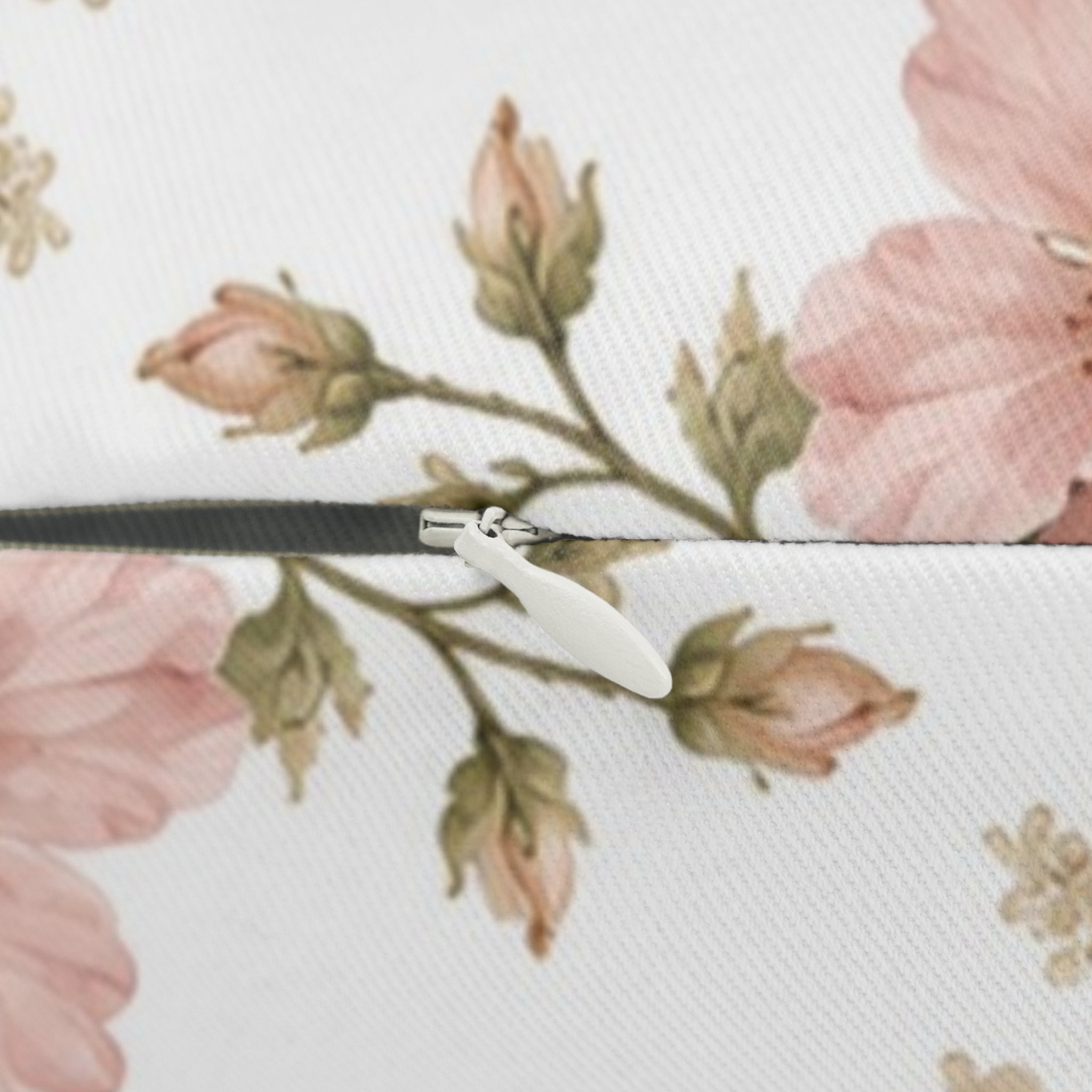 Belle Jardinière Floral Print Lumbar Pillow | Vintage French Label