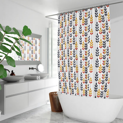 Mid century  modern bathtub stall Quick-drying Shower Curtain, MCM home decor