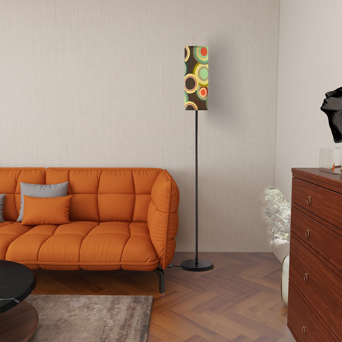 Floor Lamp Modern Standing Lamp (Made in USA) Orbs MCM lighting