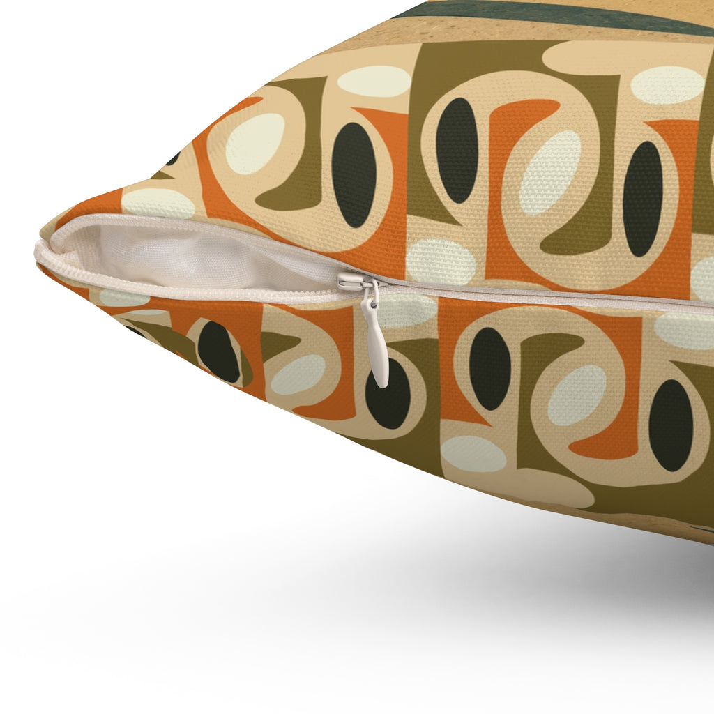 Mid-Century Dachshund Living Room Dogs - Pillow