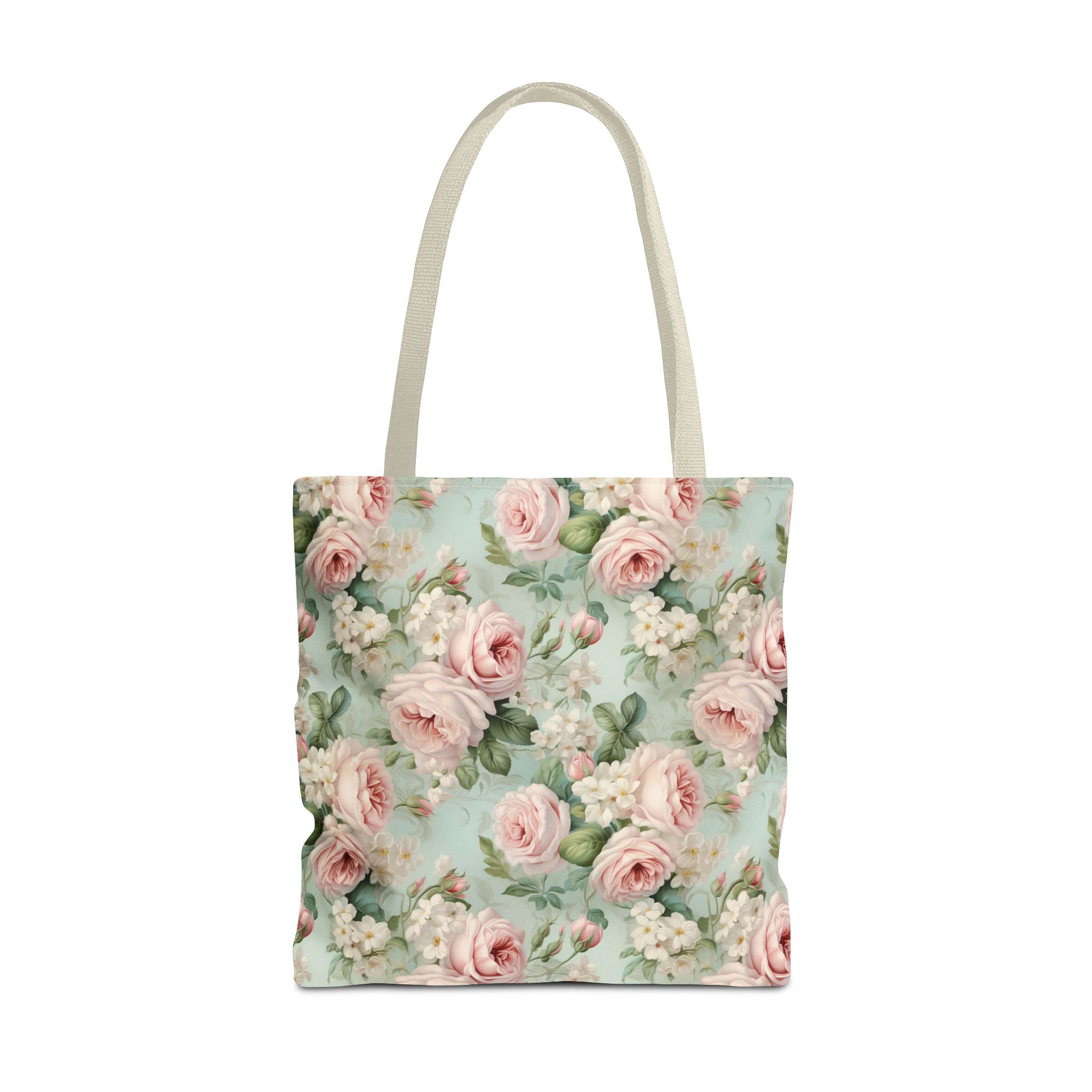 Blush pink vintage roses shabby chic Tote Bag, floral tote bag, beach bag, book, overnight, carry on bag, shopping bag
