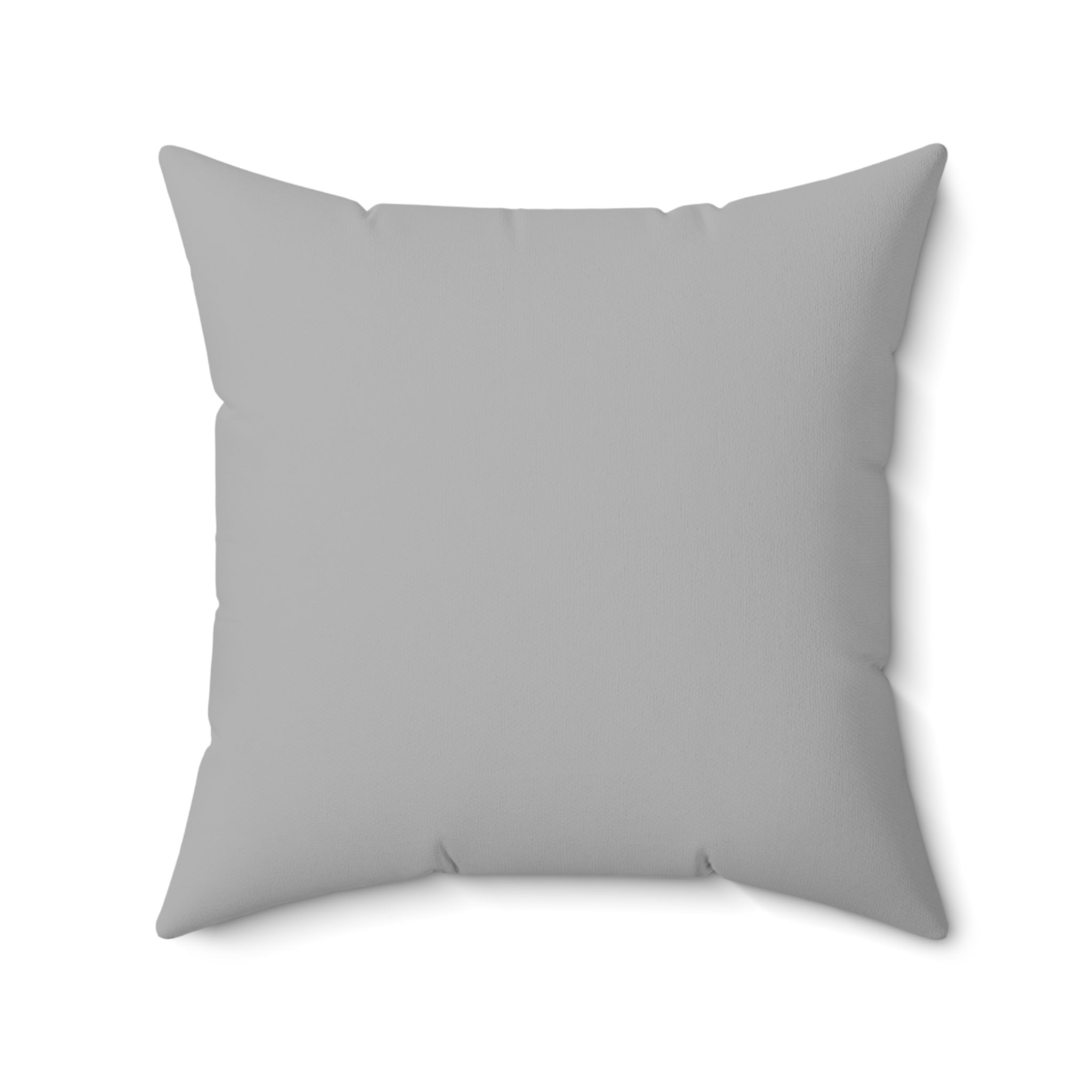 Pink roses mid tone background (blue, grey, green) shabby chic style Spun Polyester Square Pillow