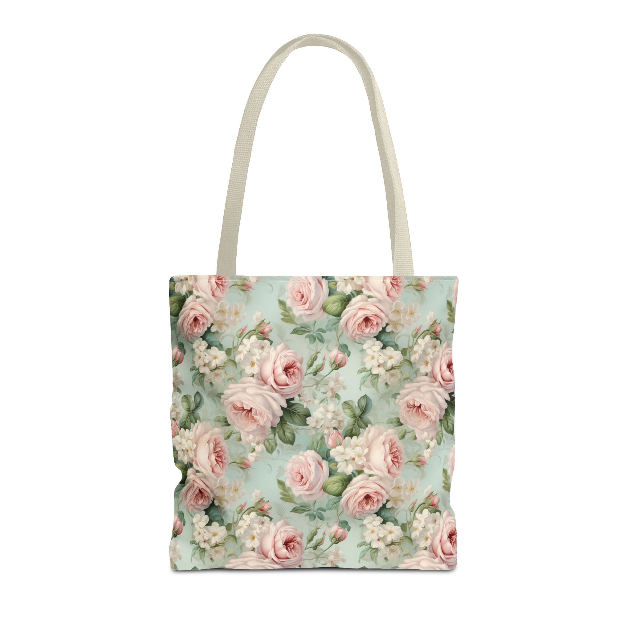 Blush pink vintage roses shabby chic Tote Bag, floral tote bag, beach bag, book, overnight, carry on bag, shopping bag