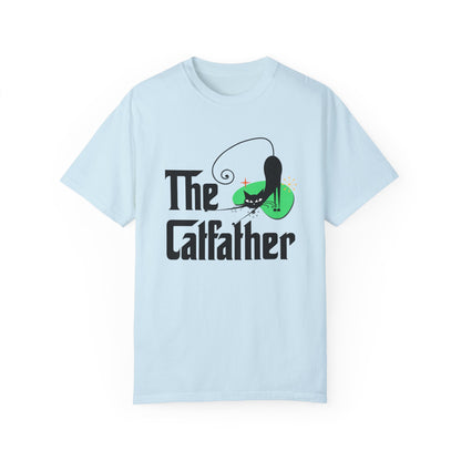 The Catfather Atomic cat retro Unisex T-shirt, comfort color shirt, Mid Century tee, dads day gift, fathers day, black cat lover gift