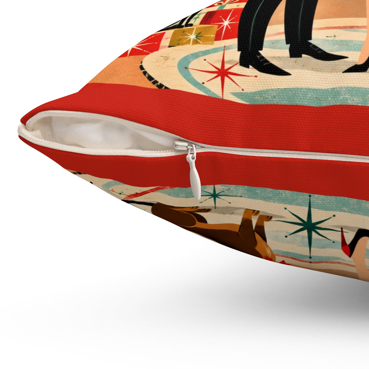 All I Want for Christmas Is You Pillow | Retro Holiday Couple, Vintage Christmas Decor