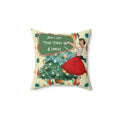 Don't Get Your Tinsel in a Tangle Pillow | Christmas Holiday Decor
